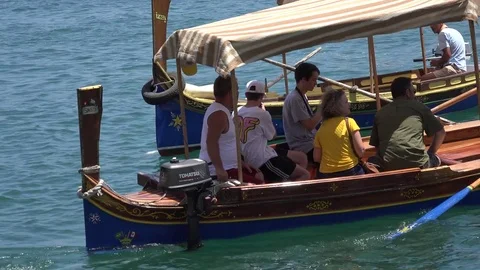 MALTA BOATS Stock Footage 78302333