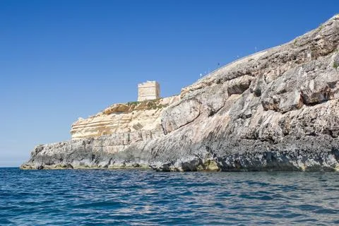 Malta coast Stock Photos