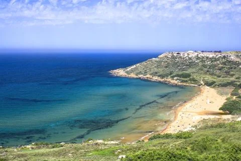 Malta coast Stock Photos