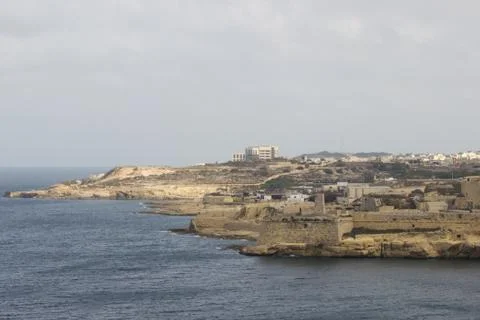 Malta coast Stock Photos