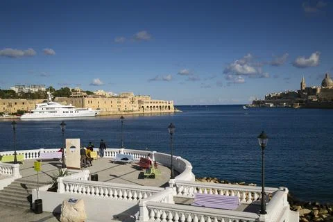 Malta coast Stock Photos