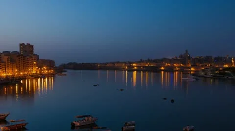 Malta at Dawn Stock Footage 21881590