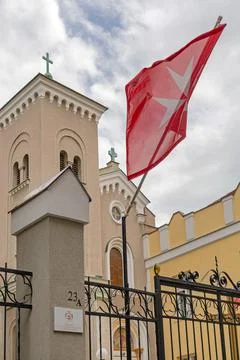 Malta Embassy Flag Stock Photos