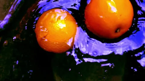 The Malta falls into the water from top to bottom. Stock Footage 293485461