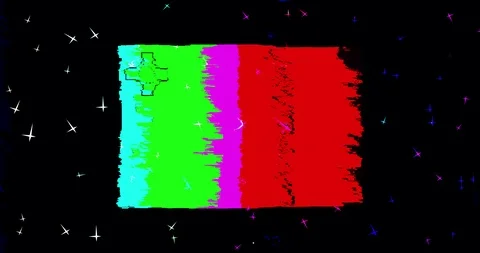 The Malta flag against a night sky with twinkling stars Stock Footage 106181410