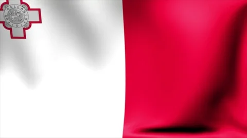 Malta Flag. Background Seamless Looping Animation. 4K High Definition Video Stock Footage 71967921