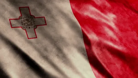 Malta Flag Grunge Stock Footage 249037208