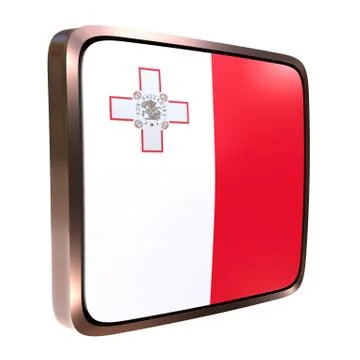 Malta flag icon Stock Illustration