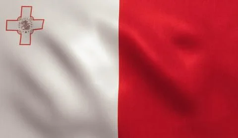 Malta Flag Stock Illustration