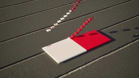 Malta Flag - Slow Motion Stock Footage 318819342