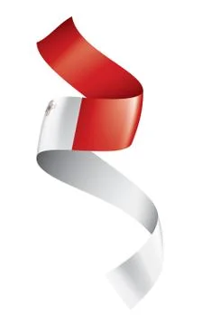 Malta flag, vector illustration on a white background Stock Illustration