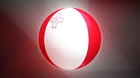 Malta-Globe Stock Footage 7770183