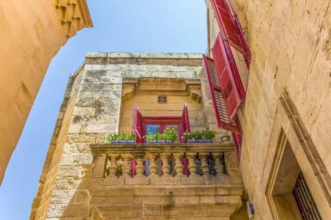 Malta House Stock Photos