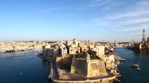 Malta, La valletta Stock Footage 49551147
