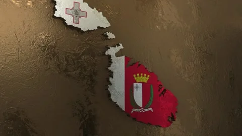 Malta map 库存影片 277924990