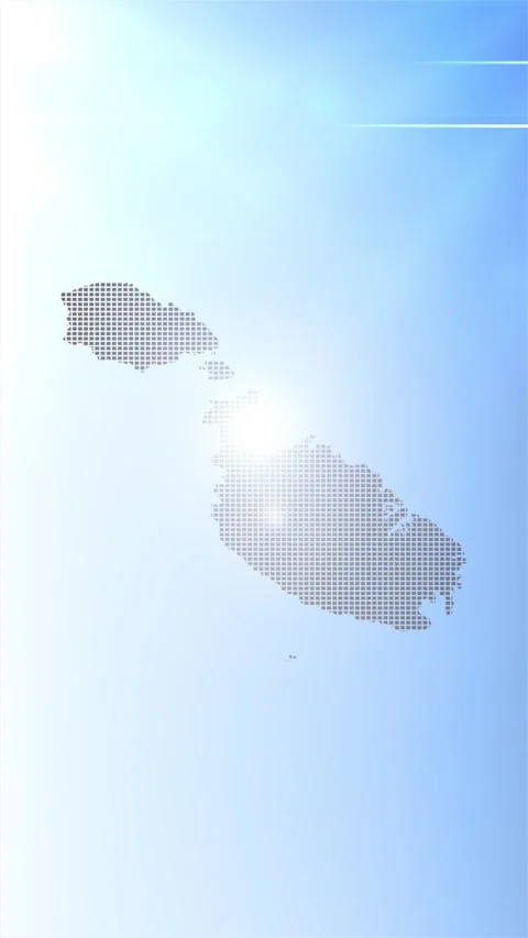 Malta Map Opener Stock Footage 276972979