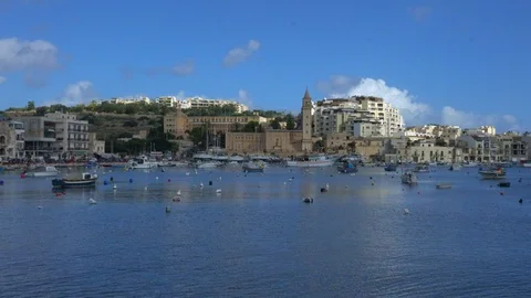 Malta Marsascala Stock Footage 120788809
