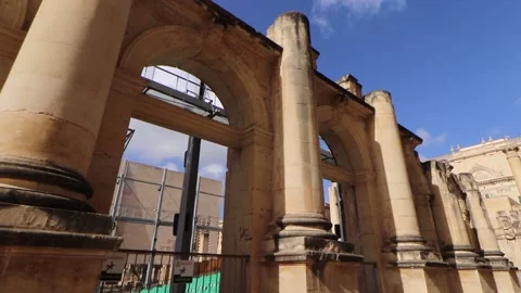 Malta old opera house Stock Footage 232863591