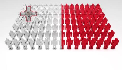 Malta parade Stock-Illustration