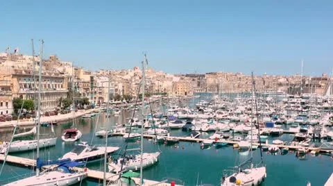 Malta Port Stock Footage 11153099