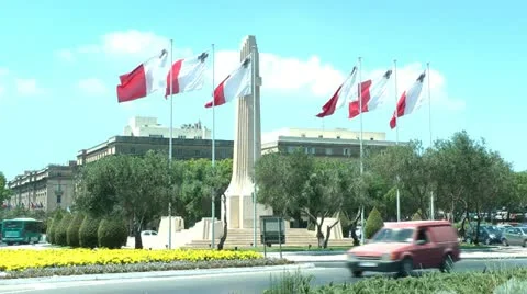 Malta Rotunda Stock Footage 11149547