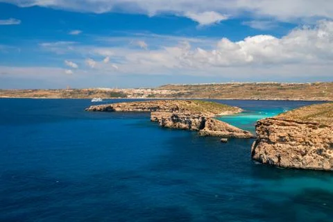 Malta seascape Stock Photos