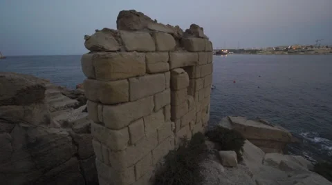 Malta Seawall Stock Footage 51631799
