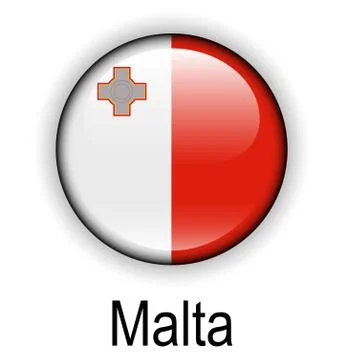 Malta state flag Stock Illustration
