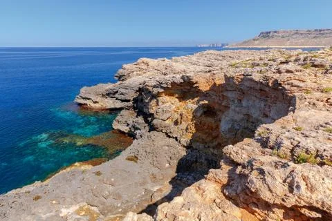 Malta., Typical, landscape. Stock Photos