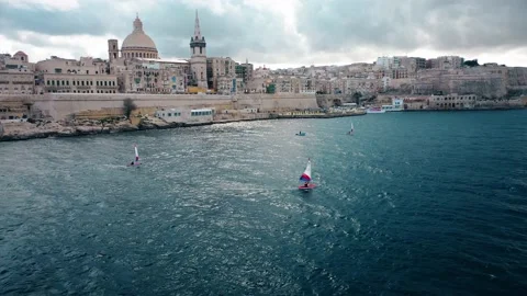 MALTA VIEWS Video stock 133503120
