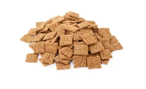 Malted shredded wheat biscuits breakfast cereal Stock Photos