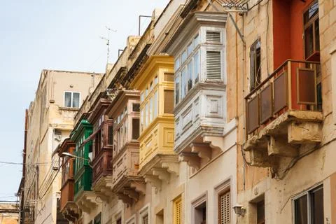 Maltese architecture Stock Photos