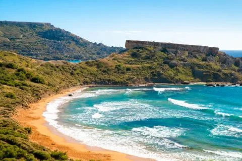 Maltese beach Stock Photos