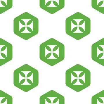 Maltese cross pattern Stock Illustration