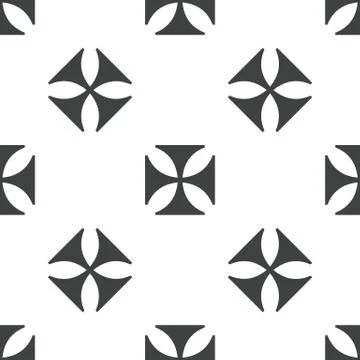 Maltese cross pattern Stock Illustration