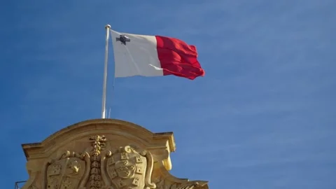 Maltese flag Stock Footage 233628333
