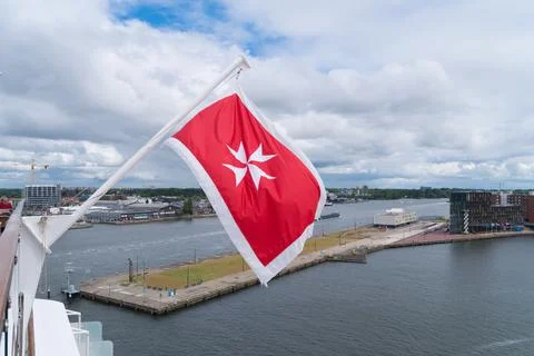 Maltese flag Stock Photos