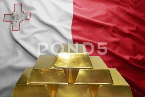 Maltese gold reserves Stock Photos