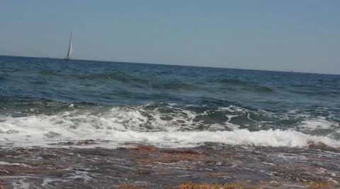 Maltese impressions - beach Stock Footage 24981125
