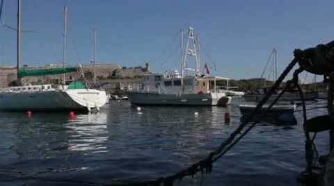 Maltese impressions - boating Stock Footage 24868455