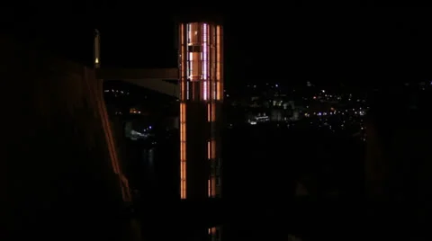 Maltese impressions - the great Valletta elevator Stock Footage 24974821
