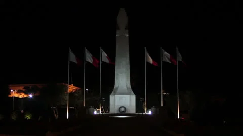 Maltese impressions - monument Video stock 24975141
