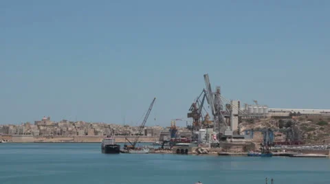 Maltese impressions - ship construction Stock Footage 24906727