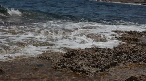 Maltese impressions - tide Stock Footage 24990209