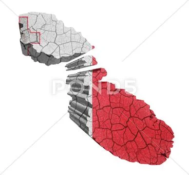 Maltese map Stock Illustration