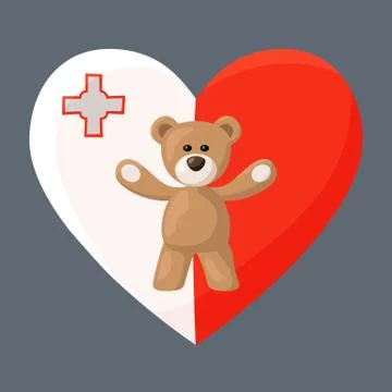 Maltese Teddy Bears Stock Illustration