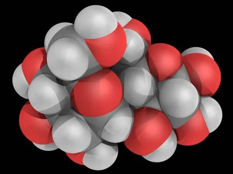 Maltose molecule Stock Illustration