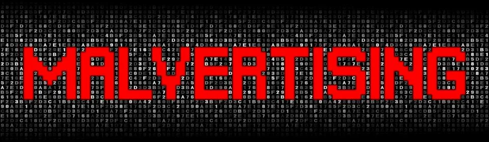 Malvertising text on hex code illustration Stock Illustration