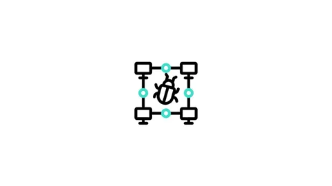 Malware Animated Icon Stock Footage 320343280