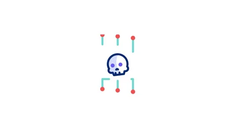 Malware Animated Icon Stock Footage 320343281